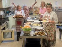 Ashprington Christmas Lunch raises hundreds for Totnes Caring